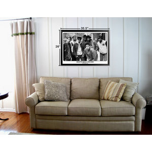 Poster Musicale Incorniciato Beastie Boys & Run-DMC – Amsterdam 1987 – Stampa D'Arte 33x23.5 Pollici